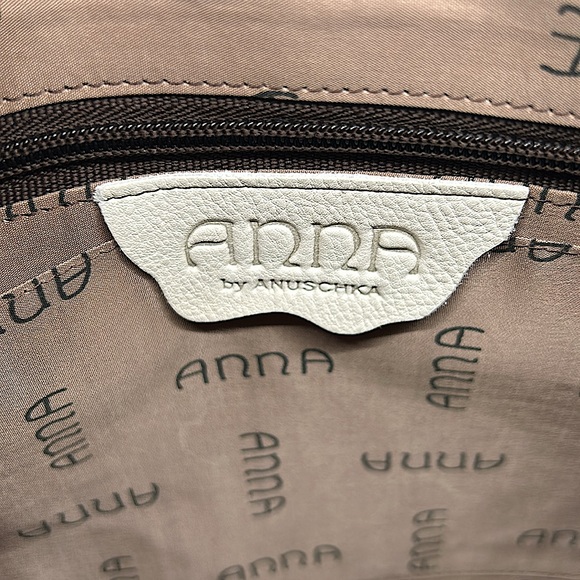 Anna Anuschka Light Pink Hand Painted Floral Leather Crossbody Bag Purse 🌸🌸 - Picture 9 of 9